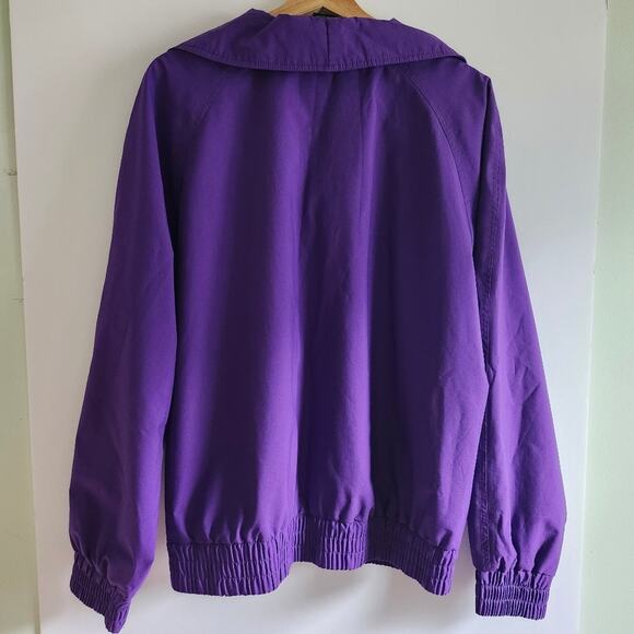 Vintage White Stag Ski Wear Deep Purple Lightweight Jacket Size Med - Picture 2 of 9